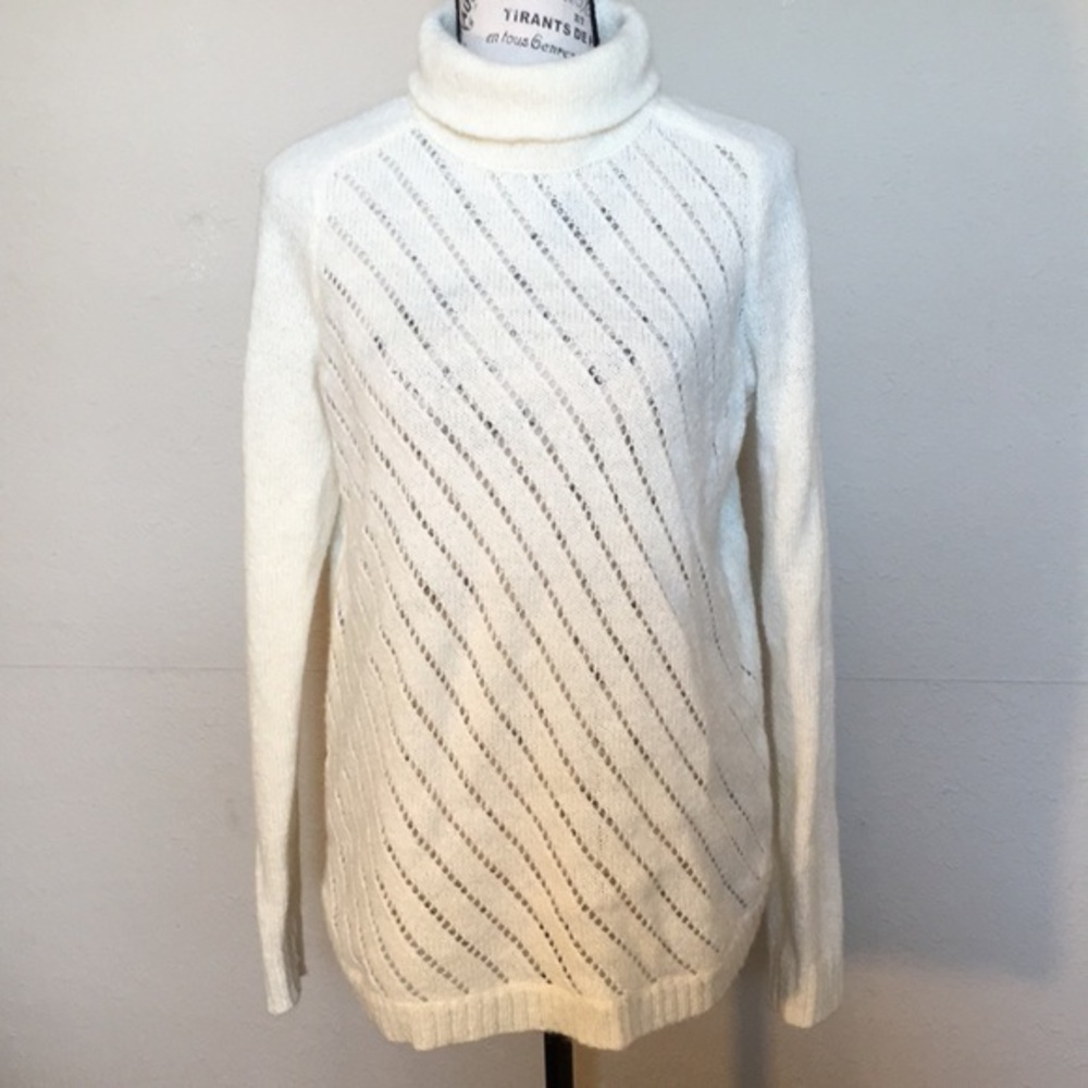 Lou & Grey wool alpaca blend turtleneck sw…